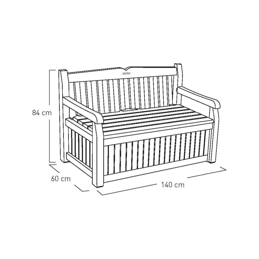 EDEN STORAGE BENCH K183978 - KETER - Viridi