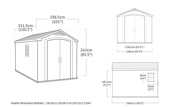 FACTOR 8X11 K209876 - KETER - Viridi