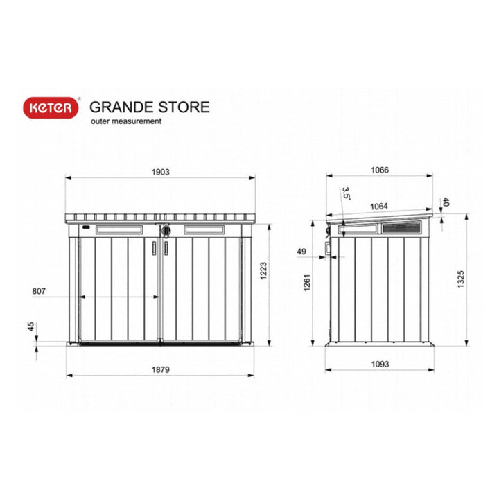 GRANDE-STORE K232427 - KETER - Viridi