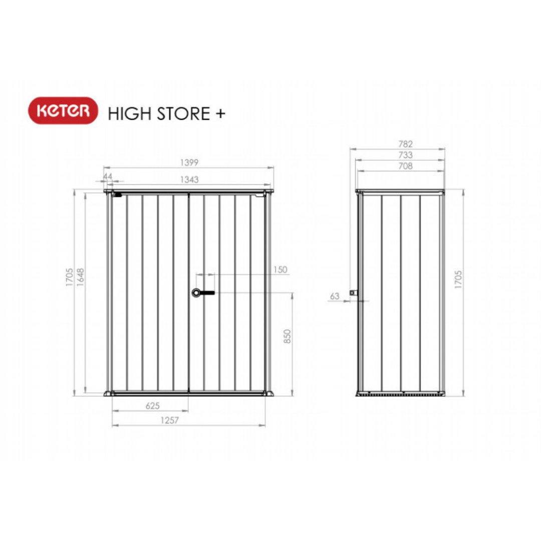 HIGH-STORE+ K246241 - KETER - Viridi