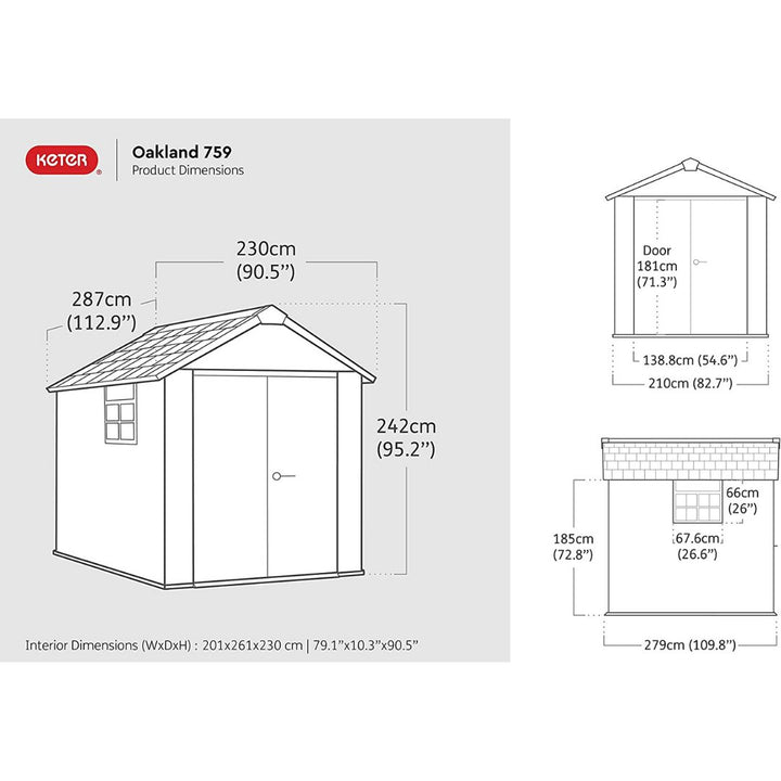 OAKLAND 759 K224433 - KETER - Viridi